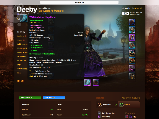 World of warcraft+Hearthstone account 2 χαρακτηρες level 100, warlock & hunter...